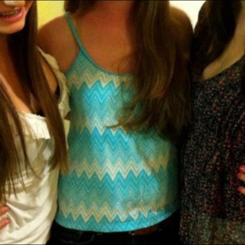 Blue Striped Tank